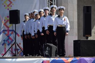 Праздничный концерт участников Всероссийской детской фольклориады прошел в Новочебоксарске фото 18