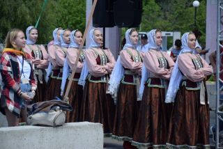 Праздничный концерт участников Всероссийской детской фольклориады прошел в Новочебоксарске фото 20